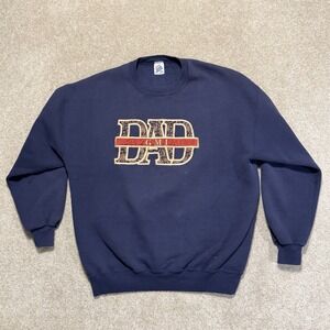 Vintage Jerzees DAD Sweater Super Sweats Mens Size XXL* Crew Neck Pullover USA